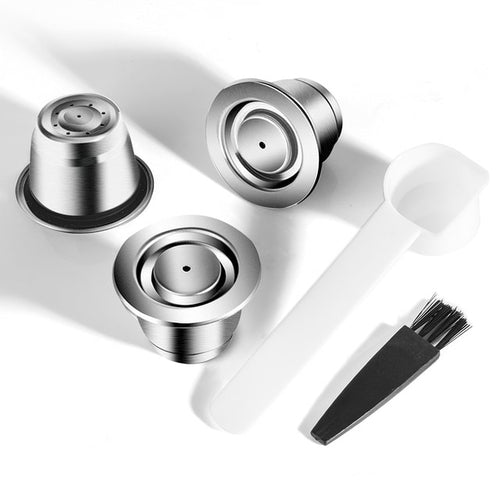 Reusable Coffee Capsule For Nespresso Stainless Steel Espresso Cups