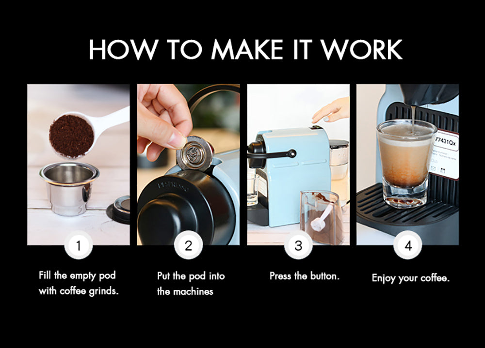 New Version Nespresso Reusable Coffee Capsule