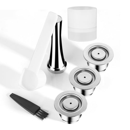 Reusable Coffee Capsule For Nespresso Stainless Steel Espresso Cups