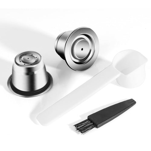 Reusable Coffee Capsule For Nespresso Stainless Steel Espresso Cups