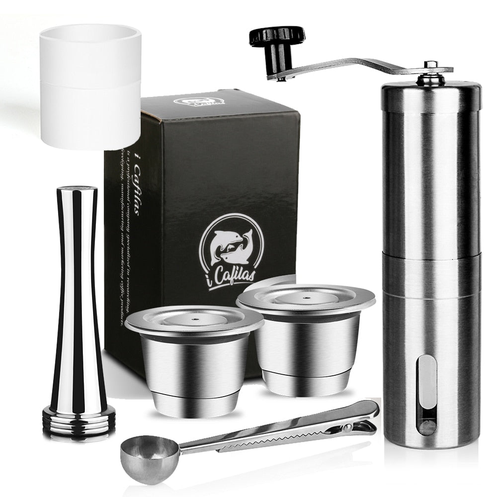 Reusable Coffee Capsule For Nespresso Stainless Steel Espresso Cups